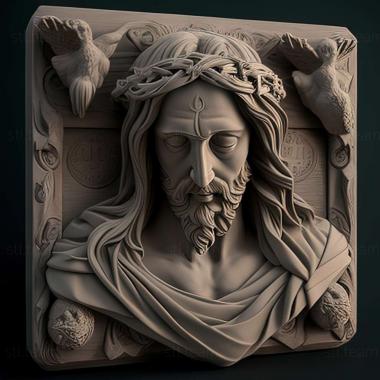 3D model jesus christ (STL)